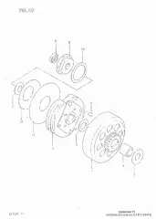 Plate,clutch (21471-04410-000)