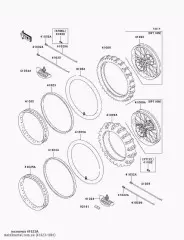 BAND RIM KX500-E1 (410231081)
