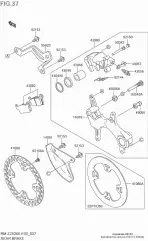 Bolt,flanged,6x14 (K9215-30936-000)
