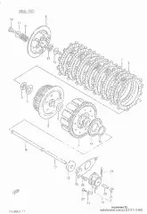 Plate,clutch push ro (23117-11401-000)