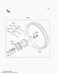 Спиця-зовнішня,RH,163MMX KX85-A3 (410300002)