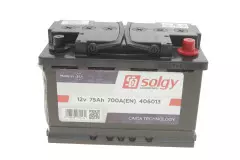 Аккумулятор SOLGY 406013 75Ah/700A +R