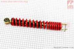 Амортизатор задний GY6/Honda - 295мм*d43мм (втулка 10мм / вилка 8мм), красный, (FENGRI), Красный