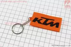 Брелок KTM резиновий 63х34мм (Китай)