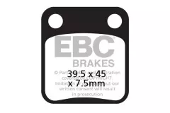 Колодки гальмівні дискові EBC SFA054HH