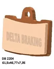 Колодки гальмівні дискові DELTA DB2204RD-N3