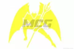 Наклейка декор DIABLO (16х16) жовта (1330)