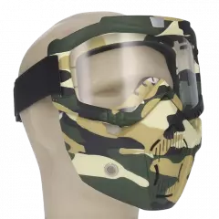 Очки + маска SHIRO MX SH-12 Camouflage, Камуфляж