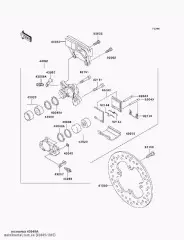 Прокладка,поршень ущільнююча ZX750-P6 (430491097)