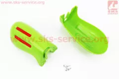 Пластик захист для рук лівий та правий комплект 2шт зелений GRAND PRIX (Китай), Зелений