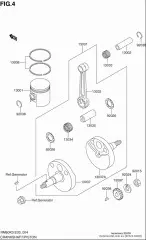 Ring, piston pin rm6 (KK920-36007-000)