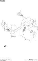 Shaft brake pedal dr (43142-27C00-000)