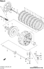 Spring, clutch dl650 (21413-17G10-000)