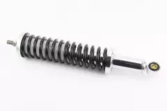 Амортизатор коляски 300mm - d52mm (втулка 10mm/різьба М10mm), Чорний, біла втулка, ІЖ (Китай)