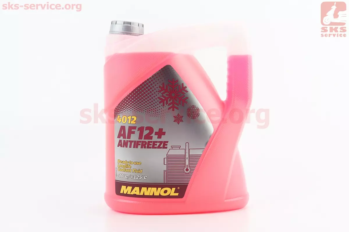 Рідина охолоджуюча MANNOL Антифриз AF12, -40°C 5л