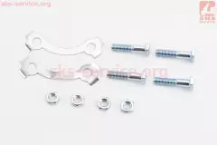 Болт кріплення зірки задньої до демпферу CB,CG,Viper-V200N комплект 4шт з шайбами (Китай)