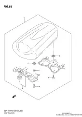 Box comp,seat gsx-r6 (45550-37H00-YKV)