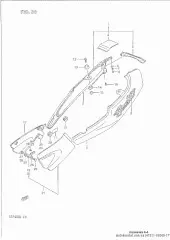 Cover,frame,rear (47311-10D00-1TY)