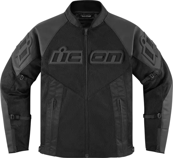 Мотокуртка Icon Mesh AF Leather, Чорний, XL