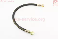 Шланг гідравлічний (L=64см, фітінг 1 під болт D=18мм, фітінг 2 під болт D=18мм) (Китай)