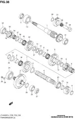 Spacer, reverse sele (24582-38F10-000)