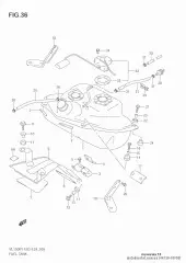 Bracket fuel vl1500 (44150-10F00-000)