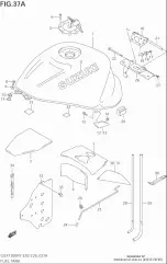 Cover, fual tank gsx (44533-24F00-000)