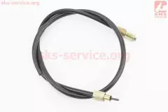Трос спідометра Kinlon JL150-70C дискове гальмо зовнішнє різьблення на гайці трос 87см, кожух 85см (Китай)