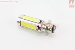 Лампа LED P15D-25-1 (1 ус) 12V 4+1 діод лінза (Китай)