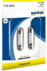 Лампа Narva C10W 12V 10W SV8,5 11X41
