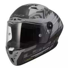 Шолом LS-2 FF805 Thunder GP Aero Polar, Чорний матовий, L