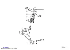 Прокладочная шайба черная (31422312850)