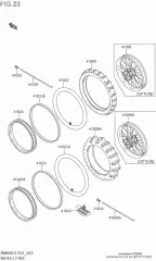 Spoke rr rm65 (K4102-91303-000)