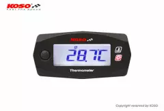 Термометр системи охолодження Mini-4 KOSO NORTH AMERICA BA033020, Чорний