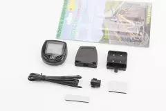 Велокомп`ютер бездротовий 15-функцій вологозахисний чорний (без батарейок) Crosser, (Viper)