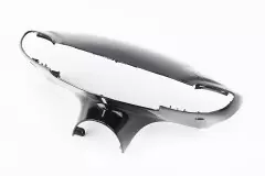 Пластик керма передній голова, ЧОРНИЙ (можливі дефекти фарбування) Yamaha JOG SA-16, (Китай)