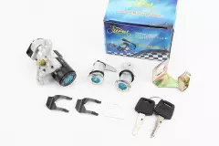 Замок запалювання комплект Honda DIO ZX AF35 (3 контакту) з діодом, ЯПОНІЯ, (LIPAI)