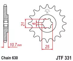 Зірка передня JT Sprockets JTF331.15