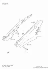 Emblem seat tail cov (68161-06G00-LY5)