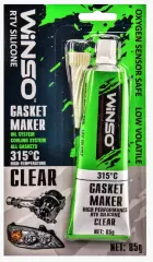 Герметик силіконовий прокладок професійний Winso GASKET MAKER CLEAR 85гр +350 прозорий