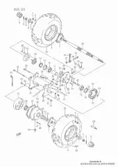 Holder,center cap (64726-40B00-000)