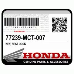 Ключ KEY SEAT LOCK (77239-MCT-007)