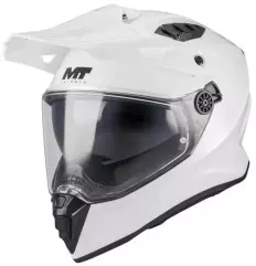 Шолом MT Track SV Pure, Білий глянцевий, XL