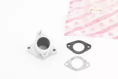 Патрубок карбюратора (метал) тип 2 CB125-300, (ZHENGHE)