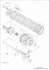 Plate,clutch driven (21451-48B00-000)