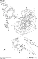 Protector, tube dr-z (65261-29FA0-000)