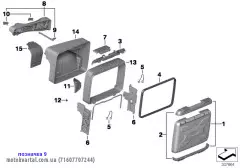 Пов. рычаг отпирания слева (71607707244)
