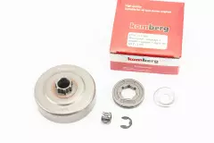 Тарілка зчеплення + зірка 3/8-7, підшипник+стопор+шайба Б/П-STIHL, (KAMBERG)