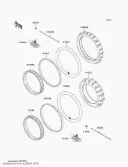 BAND-RIM,100/100-18(D KX125-E1 (410231070)
