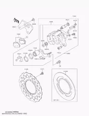 Суппорт KXF250-A2 (490061089)
